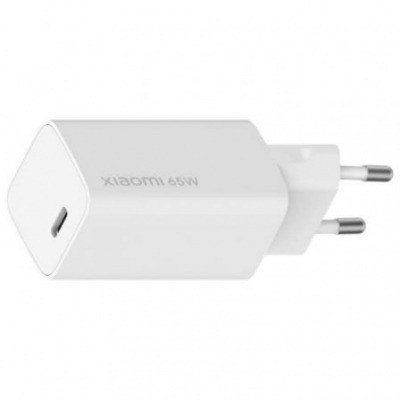 Cargador de Pared Xiaomi Mi Fast Charger/ 1xUSB Tipo-C/ 65W