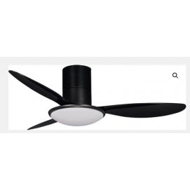 Ventilador de techo FM VTNIGRA L, 132 cm, motor DC, 24W, negro