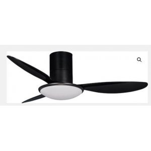 Ventilador de techo FM VTNIGRA L, 132 cm, motor DC, 24W, negro
