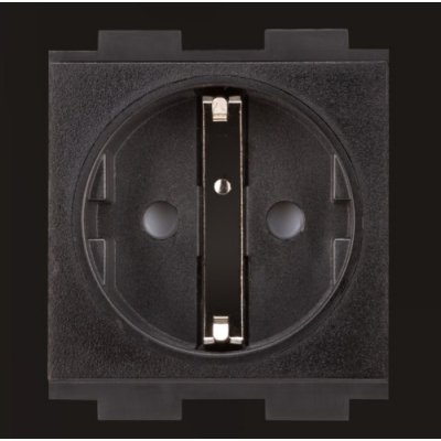 CRESTRON AC POWER OUTLET MODULE FOR FT2 SERIES, SINGLE, EUROPEAN SCHUKO,” TYPE F (FT2A-PWR-EU-1-BASIC) 6508436