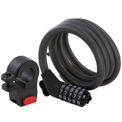 PJ02MMS candado para bicicleta Negro Cable antirrobo