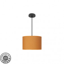 Colgante Moda 1xe27 Negro/naranja Regx30x30 Cm