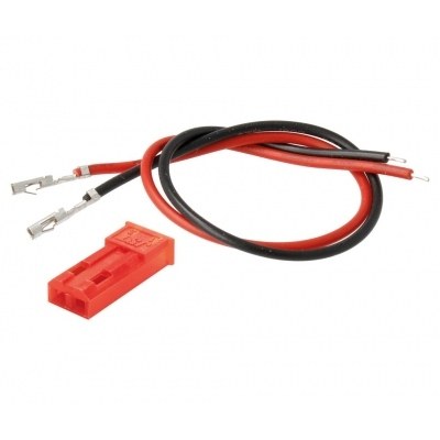 Conector Aereo Micro Hembra BEG 2 pines ROJO (5 Unidades)