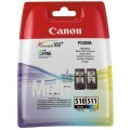 PACK COMBO CARTUCHOS CANON PG-510 CL-511