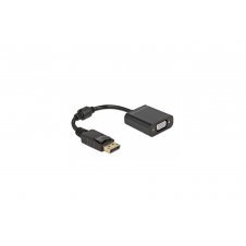 DeLOCK 61006 adaptador de cable de v?deo 0,15 m DisplayPort VGA (D-Sub) Negro
