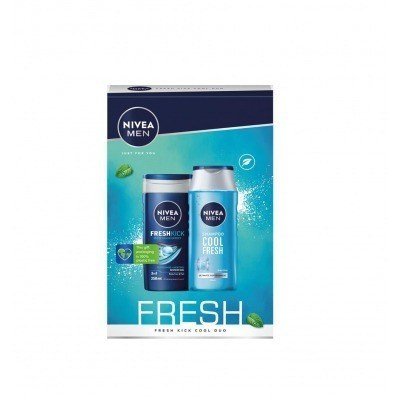 Nivea Men Fresh Gel De Baño 250ml Champu 250ml