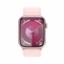 Apple Watch Series 9 Mrmm3Ql/A 45Mm Pink Aluminium Case With Light Pink Sport Loop