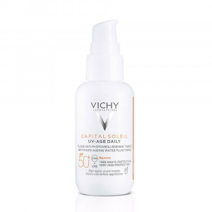 CAPITAL SOLEIL uv-age daily water fluid con color SPF50+ 40 ml