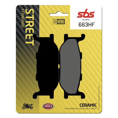 HF Street Ceramic Organic Brake Pads SBS 663HF