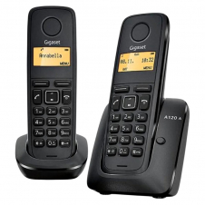 TELEFONO INALAMBRICO GIGASET A170 DUO NEGRO L36852-H2802-D201
