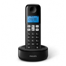 Philips D1611B/34 teléfono Teléfono DECT Identificador de llamadas Negro