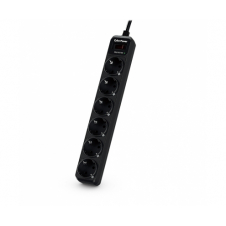 CyberPower B0620SC0-DE limitador de tensión Negro 6 salidas AC 200 - 250 V 1,8 m