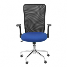 SILLA MINAYA RESPALDO MALLA NEGRO ASIENTO BALI AZUL 4031BALI229