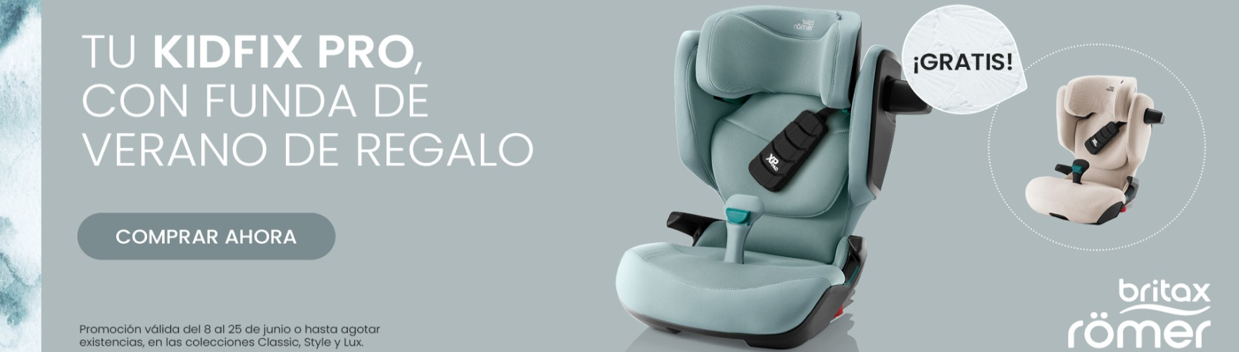 Britax Romer; Funda de verano de regalo, hasta 25 de Junio