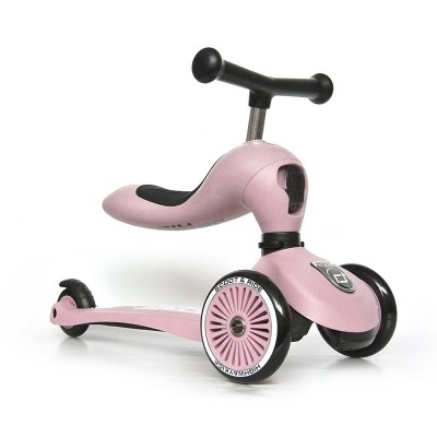 Patinete 2 en 1 Scoot And Ride Highwaykick One Rosa Claro