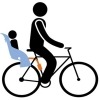 Silla para bicicleta Thule Ride Along Child Bike Seat Light Grey