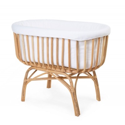 Vestidura para minicuna de ratán de Childhome