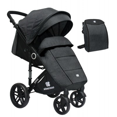 Silla de paseo Kikka Boo Juno Gris Oscuro