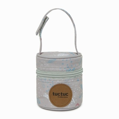 Porta Chupete Tuc Tuc Hello Baby Gris