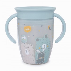 Taza Antigota 360º Tuc Tuc Gris