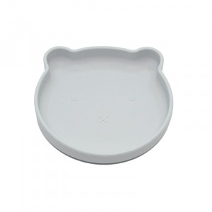 Plato Silicona con ventosa BOJUNGLE Gris
