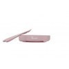Plato Silicona con ventosa Rosa