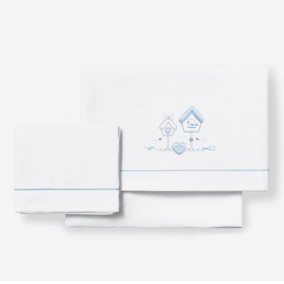 Sábana cuna Interbaby Mon Petit Azul