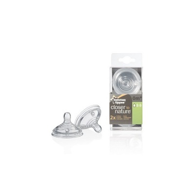 2 Tetinas Tommee Tippee Flujo Lento 0m+