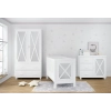 Cuna Trama Faro Blanco Mate 120x60