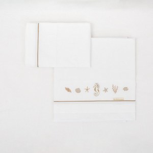 Sabána Minicuna Pirulos Ocean Beige