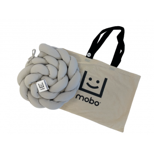 MOBO - Trenza Algodón 180 cm Gris