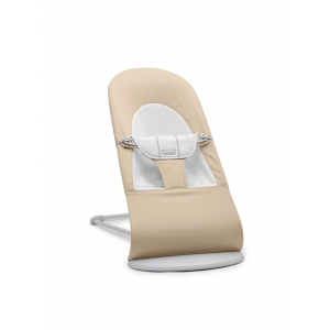 Hamaca Balance Soft BabyBjörn Material: Tejido Woven / Jersey, Color: Beige/Gris