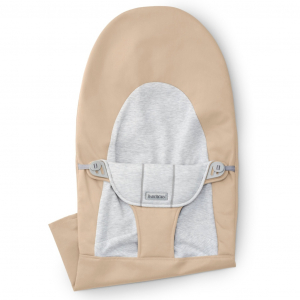 Asiento de Tela para Hamaca Balance Soft BabyBjörn Material: Tejido Woven / Jersey, Color: Beige/Gris, Gama: Balance