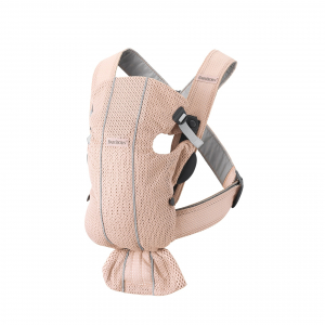 Mochila Porta Bebé Mini BabyBjörn Material: Tejido Mesh, Color: Rosa Perla