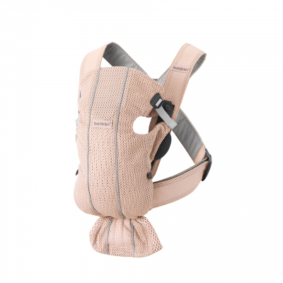 Mochila Porta Bebé Mini BabyBjörn Material: Tejido Mesh, Color: Rosa Perla