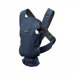 Mochila Porta Bebé Mini BabyBjörn Material: Tejido Mesh, Color: Azul Marino