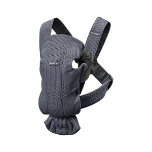 Mochila Porta Bebé Mini BabyBjörn Material: Tejido Mesh, Color: Antracita