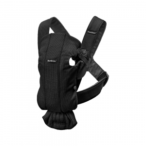 Mochila Porta Bebé Mini BabyBjörn Material: Tejido Mesh, Color: Negro