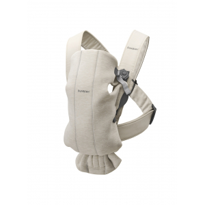 Mochila Porta Bebé Mini BabyBjörn Material: Tejido 3D Jersey, Color: Beige Claro