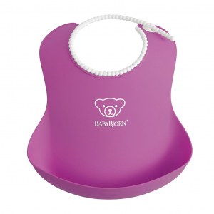 Babero BabyBjörn Color: Rosa, Tamaño: Babero Individual