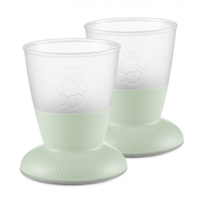 Pack Vasos BabyBjörn, 2 piezas Color: Verde Pastel
