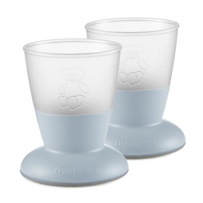 Pack Vasos BabyBjörn, 2 piezas Color: Azul Pastel