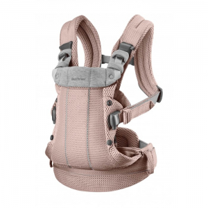 Mochila Porta Bebé Harmony BabyBjörn Mesh Rosa Palo