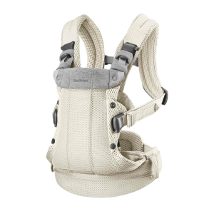 Mochila Porta Bebé Harmony BabyBjörn Mesh Crema