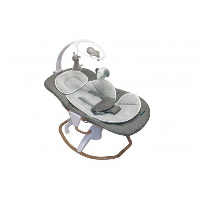 Mecedora 2 en 1 BoJungle Pure White (0-9 kg)
