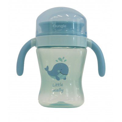 Vaso 360 Antigoteo Ballena Azul