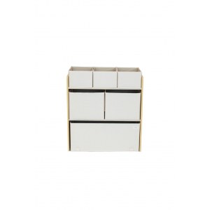 Mueble con cajas Crema