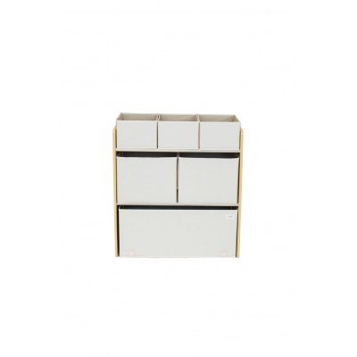 Mueble con cajas Crema