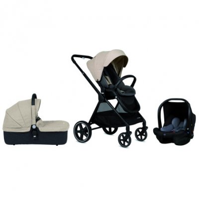 Cochecito Optim M3 con capazo y Grupo 0 Verai Casualplay Beige