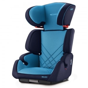 Silla de coche de los Grupos 2 y 3 Recaro Milano Seatfix 2018 Xenon Blue + Espejo Retrovisor